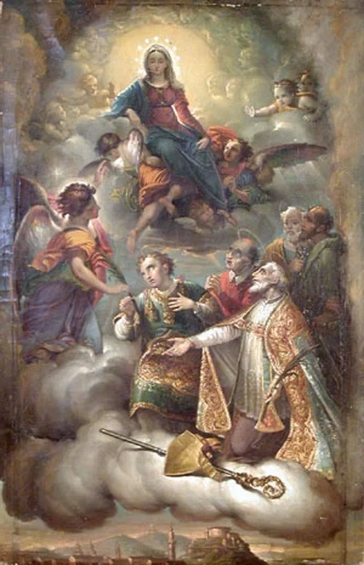 Madonna e i Santi Ilario, Taziano e Carlo Borromeo - Fondazione Coronini Cronberg, Gorizia